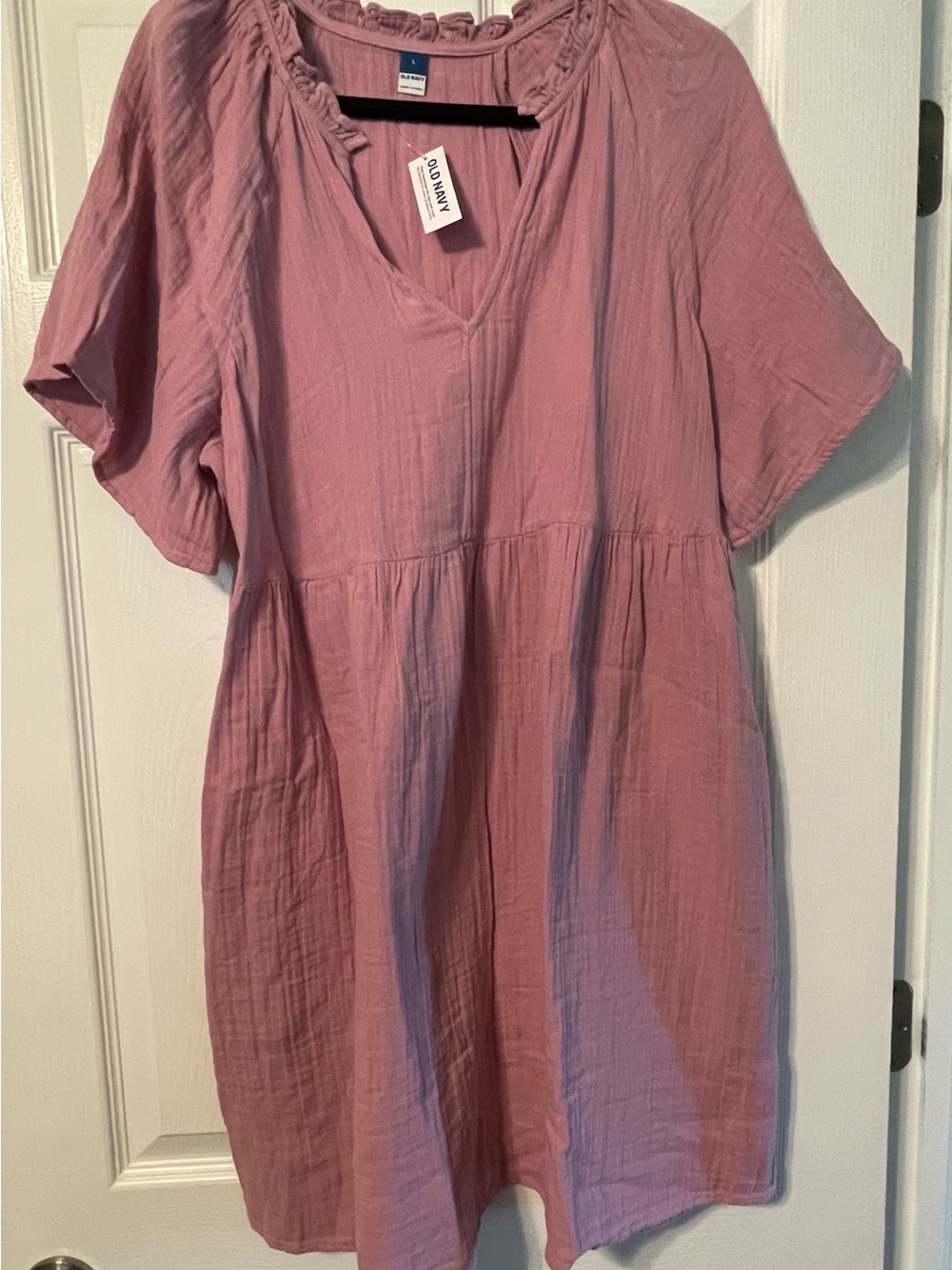 NWT - Old Navy Short-Sleeve Dress with pockets - Size L